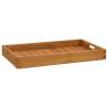 60x35 cm Teak Wood Serving Tray - Durable & Stylish