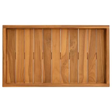 60x35 cm Teak Wood Serving Tray - Durable & Stylish