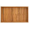 60x35 cm Teak Wood Serving Tray - Durable & Stylish