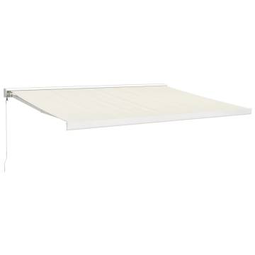 Retractable Awning Cream 4.5x3m - Durable & Stylish