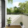 Balcony Screen Cream 90x800 cm - 100% Polyester Oxford