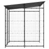 Bicycle Shed 190x190x222 cm Steel Black | Hipomarket