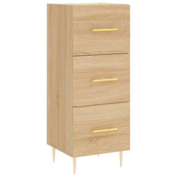 Stylish Highboard Sonoma Oak - 34.5x34x180 cm