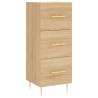 Stylish Highboard Sonoma Oak - 34.5x34x180 cm