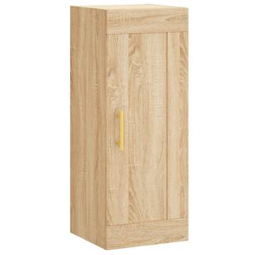 Stylish Highboard Sonoma Oak - 34.5x34x180 cm