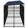 Outdoor Dog Kennel with Roof - 14.75 m² | Hipo Market