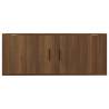 Elegant Wall Mounted TV Cabinet Brown Oak - Functional & Stylish