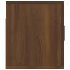 Elegant Wall Mounted TV Cabinet Brown Oak - Functional & Stylish