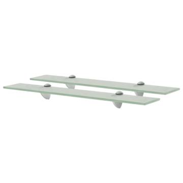 Stylish Floating Shelves 2 pcs Glass 60x20 cm - Functional Design