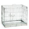 Beeztees Dog Crate 62x44x49 cm - Silver | Safe & Comfortable