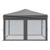 Folding Party Tent with Sidewalls Anthracite 3x3 m | HipoMarket