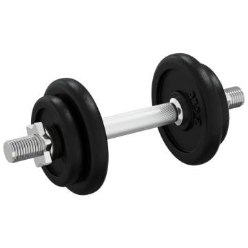 40 kg Dumbbell Set - Cast Iron & Chrome Plated Steel