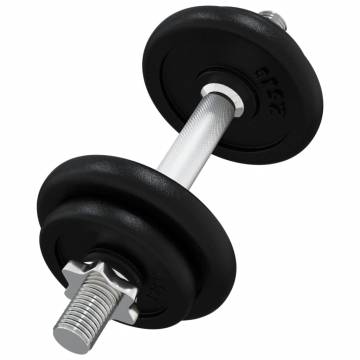 40 kg Dumbbell Set - Cast Iron & Chrome Plated Steel