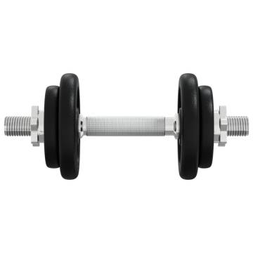 40 kg Dumbbell Set - Cast Iron & Chrome Plated Steel