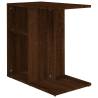 Side Table Brown Oak - Modern Engineered Wood Design | HipoMarket