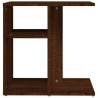 Side Table Brown Oak - Modern Engineered Wood Design | HipoMarket