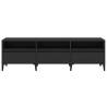 Stylish Black TV Cabinet - 150x30x44.5 cm | Hipomarket