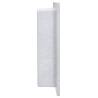 Shower Niche Matt Grey 41x51x10 cm - Stylish Bathroom Storage