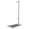 Garden Shower with Brown Base 220 cm Stainless Steel Colour brown Size 110 x 62 x 5 cm Quantity in Package 1 