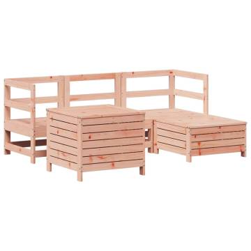 5 Piece Garden Sofa Set - Solid Wood Douglas Fir | HipoMarket