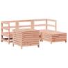 5 Piece Garden Sofa Set - Solid Wood Douglas Fir | HipoMarket