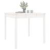 Garden Table White 82.5x82.5 cm | Solid Wood Pine