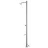 Garden Shower with Brown Base - 220 cm Stainless Steel Design