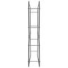 Firewood Rack Black 80x25x150 cm - Heavy-Duty Steel Storage