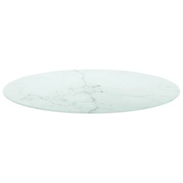 Tempered Glass Table Top Ø90cm with Marble Design - Hipo Market