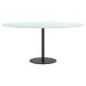 Tempered Glass Table Top Ø90cm with Marble Design - Hipo Market