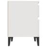 Trendy White Bedside Cabinet 40x35x50 cm | HipoMarket