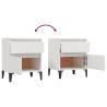 Trendy White Bedside Cabinet 40x35x50 cm | HipoMarket