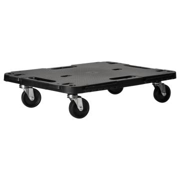 Transport Trolleys 3 pcs Black - Heavy Duty & Versatile