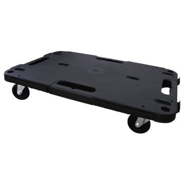 Transport Trolleys 3 pcs Black - Heavy Duty & Versatile