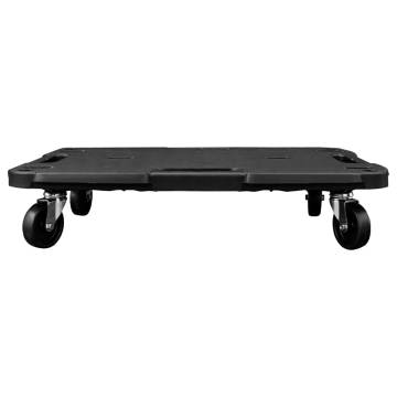 Transport Trolleys 3 pcs Black - Heavy Duty & Versatile