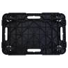 Transport Trolleys 3 pcs Black - Heavy Duty & Versatile