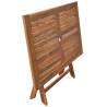 Stylish Garden Table 120x70 cm - Solid Acacia Wood