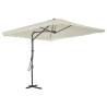 Outdoor Parasol with Steel Pole 250x250 cm - Sand