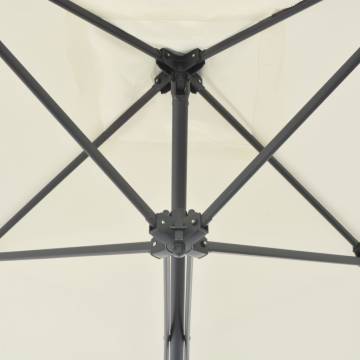 Outdoor Parasol with Steel Pole 250x250 cm - Sand