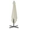 Outdoor Parasol with Steel Pole 250x250 cm - Sand