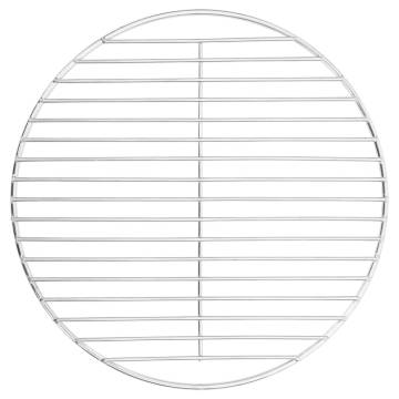 BBQ Grill Grate Round Ø34.5 cm - 304 Stainless Steel | HipoMarket