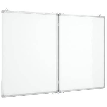 Magnetic Foldable Whiteboard 100x80cm - Aluminium Frame