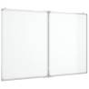 Magnetic Foldable Whiteboard 100x80cm - Aluminium Frame