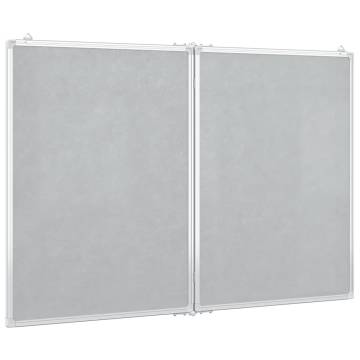 Magnetic Foldable Whiteboard 100x80cm - Aluminium Frame