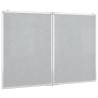 Magnetic Foldable Whiteboard 100x80cm - Aluminium Frame