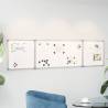 Magnetic Whiteboard Foldable 160x40x1.7 cm Aluminium Size 160 x 40 x 1.7 cm 