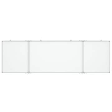 Magnetic Foldable Whiteboard 160x50 cm - Aluminium Frame