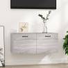 Wall Cabinet Grey Sonoma | Elegant Storage Solution