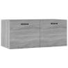 Wall Cabinet Grey Sonoma | Elegant Storage Solution