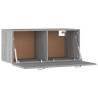 Wall Cabinet Grey Sonoma | Elegant Storage Solution